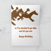 Alt zu werden ist kein Rennen... Karte (Innenseite)