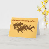 Alt zu werden ist kein Rennen... Karte (Gelbe Blume)