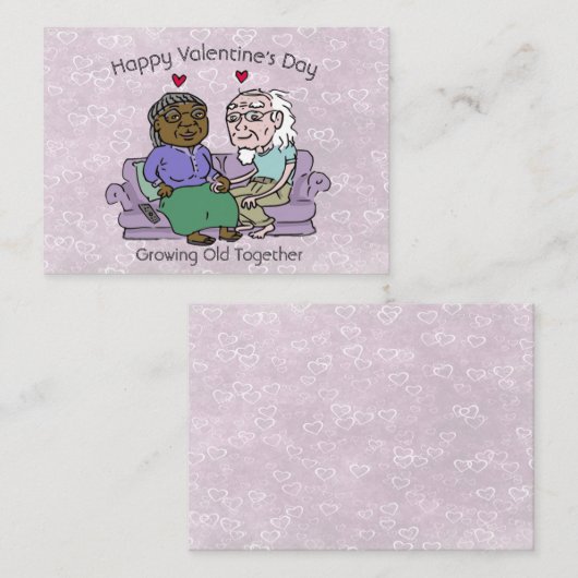 Alt zusammenwachsen mitteilungskarte (Vorne/Hinten)