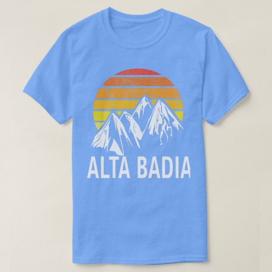 Alta Badia Dolomiten Italien Skigebiet Snowboard S T-Shirt (Design vorne)