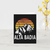 Alta Badia Dolomites Italien Ski Resort Snowboarde Karte (Gelbe Blume)