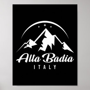 Alta Badia Italien Ski Resort Skifahren Snowboarde Poster