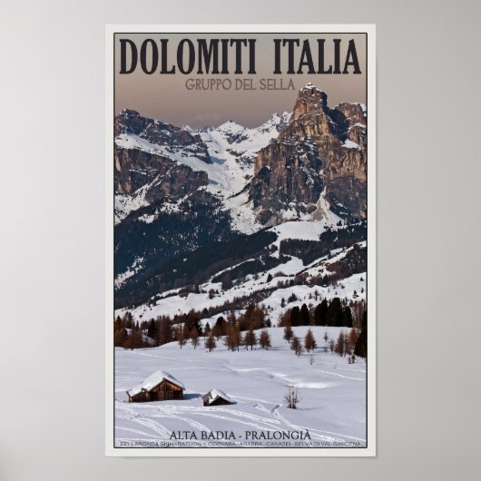 Alta Badia Meadows Poster (Vorne)