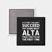 Alta Name Personalisiert Geburtstag Funny Christma Magnet (Vorderseite/Rückseite)