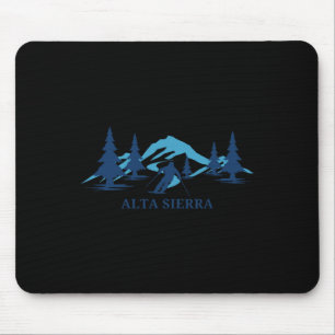 Alta Sierra California Skigebiet Skifahren Skier Mousepad
