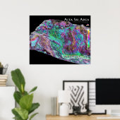 Alta Ski Area 3dSkiMaps Poster (Heimbüro)