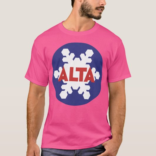 Alta Ski Resort Utah T-Shirt (Vorderseite)