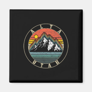 Alta Ski Utah Souvenir Skifahren Snowboarden M Magnet
