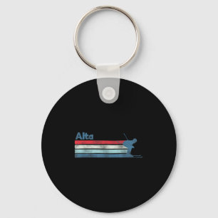 Alta Utah Retro Ski Schlüsselanhänger
