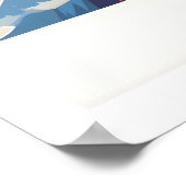 Alta Utah Ski-Abenteuerposter - Wasatch Range Poster (Ecke)