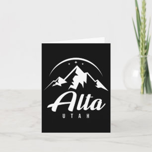 Alta Utah Ski Resort Skifahren Snowboarden Karte