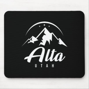 Alta Utah Ski Resort Skifahren Snowboarden Mousepad
