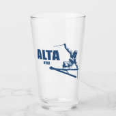 Alta Utah Skier Glas (Vorderseite)