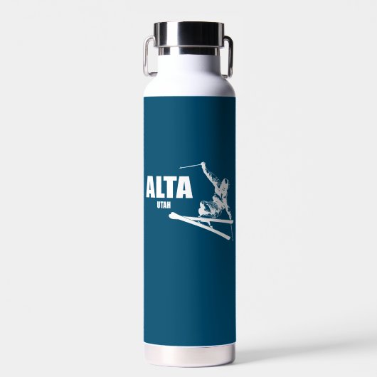Alta Utah Skier Trinkflasche (Vorne)