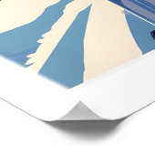 Alta Utah Skilift Bergansicht Poster - Dramatisch (Ecke)
