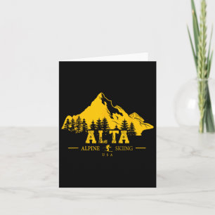 Alta Utah Usa Ski Resort Alpin Skipass Mou Karte