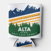 Alta Utah Wasatch Mountains Dosenkühler (Vorderseite)