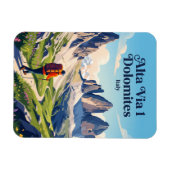Alta Via 1 Dolomiten Italien Magnet (Horizontal)