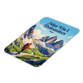 Alta Via 1 Dolomiten Italien Magnet (Linke Seite)