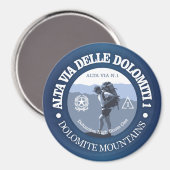 Alta Via 1 Magnet (Vorderseite/Rückseite)