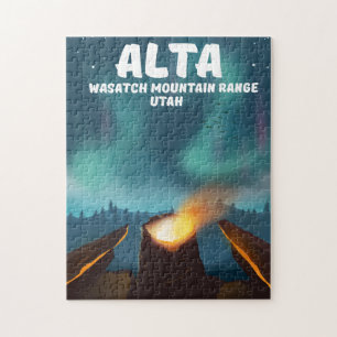 Alta Wasatch Gebirge Utah Puzzle