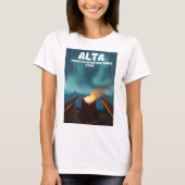 Alta Wasatch Mountain Range Utah T-Shirt (Vorderseite)