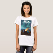 Alta Wasatch Mountain Range Utah T-Shirt (Vorne ganz)