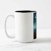 Alta Wasatch Mountain Range Utah Zweifarbige Tasse (Links)