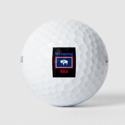 Alta Wyoming Golfball (Vorderseite)