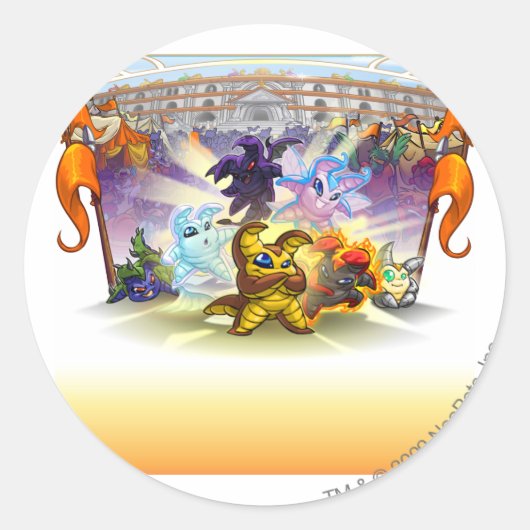 Altador-Cup 2010 Runder Aufkleber (Vorderseite)