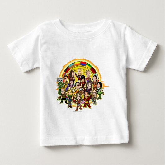 Altador-Cup-Mitarbeitergruppe Baby T-shirt (Vorderseite)