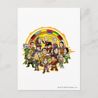 Altador-Cup-Mitarbeitergruppe Postkarte