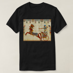 Altägypten Pharao Ramses II. Pferde Papyrus T-Shirt