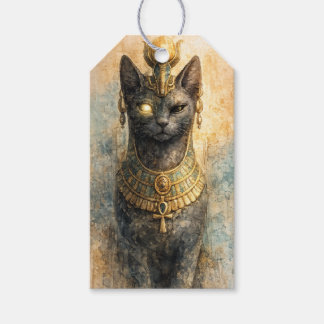 Altägyptische Bastet-Katzengöttin-Aquarell-Kunst Geschenkanhänger