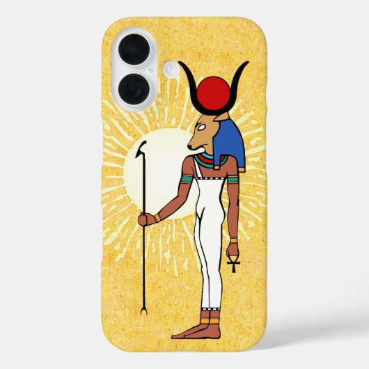 Altägyptische Göttin Hathor Case-Mate iPhone Hülle (Rückseite)