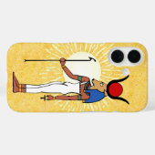 Altägyptische Göttin Hathor Case-Mate iPhone Hülle (Rückseite (Horizontal))