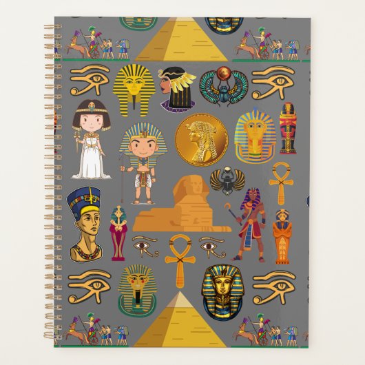 Altägyptische Hieroglyphen -Muster Pharao Planer (Vorderseite)