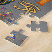 Altägyptische Hieroglyphen -Muster Pharao Puzzle (Seite)