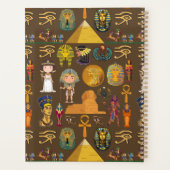 Altägyptische Hieroglyphen - Muster Symbol Planer (Rückseite)