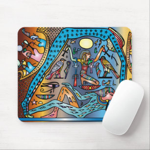 Altägyptische Kunst Gott Geb unterstützt Nut im Hi Mousepad