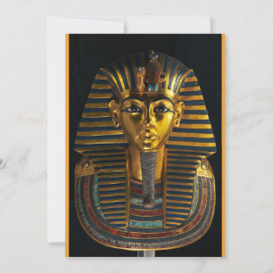 Altägyptische Pharaonenmaske, King Tut goldene Kun Einladung