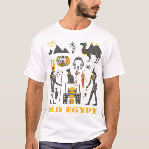 Altägyptische Pyramiden und Symbole T-Shirt