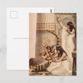 Altägyptische Tempel-Musiker  Postkarte (Vorne/Hinten)