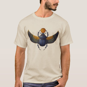 Altägyptischer geflügelter Skarabäus Chepri Sonnen T-Shirt