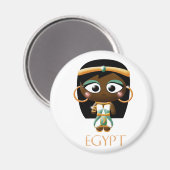 Altägyptischer Girl Magnet (Vorderseite/Rückseite)