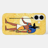 Altägyptischer Gott Anubis Case-Mate iPhone Hülle (Rückseite (Horizontal))
