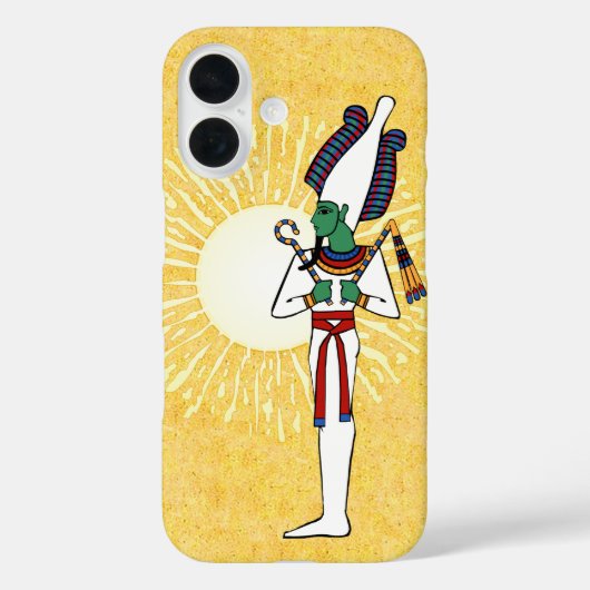 Altägyptischer Gott Osiris Case-Mate iPhone Hülle (Rückseite)
