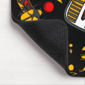 Altägyptischer Hieroglyphischer Muster Hintergrund Mousepad (Ecke)
