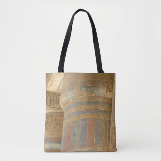 Altägyptischer Tempel Tote Tag Tasche (Vorderseite)