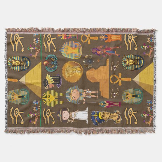 Altägyptisches Hieroglyphen-Mustersymbol Decke (Vorderseite)